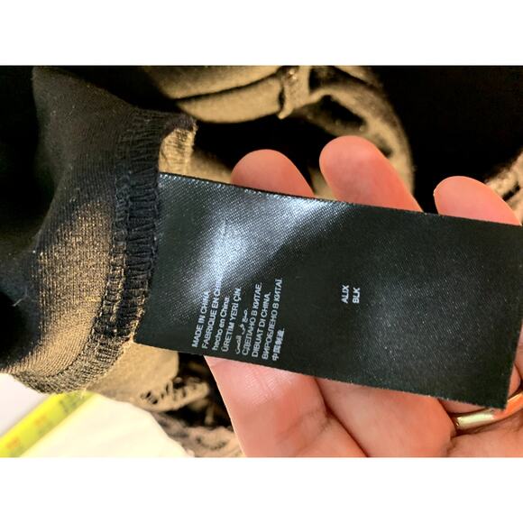 Bebe Black Eyelet Lace Spaghetti Strap Dress Shorts Underneath SIZE S - Picture 9 of 13